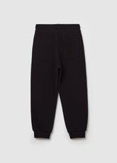 Ovs Fleece Joggers With Drawstring And Print